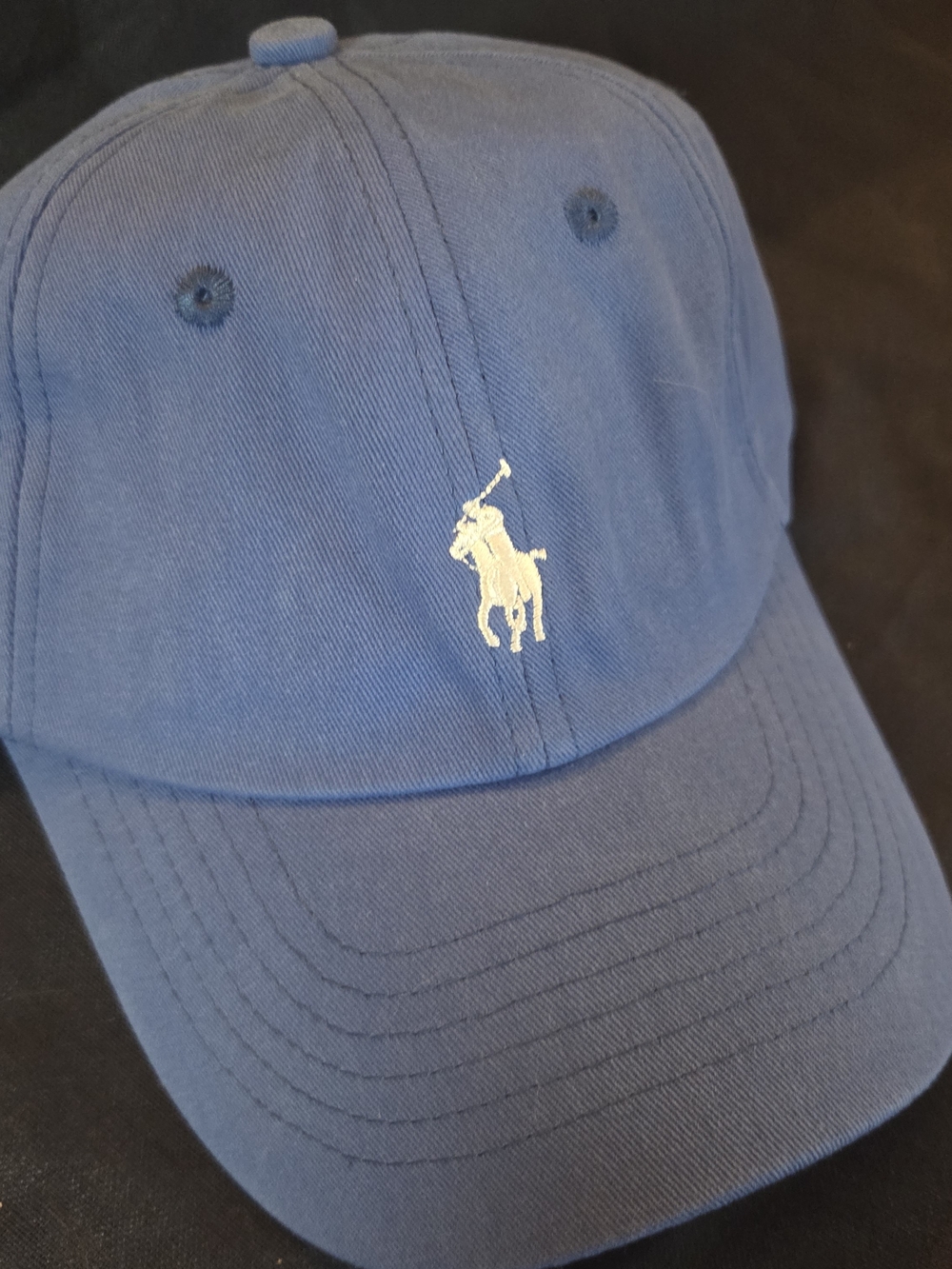 Polo by Ralph Lauren Men's Blue Classic Pony Cap - Picture 4 of 6
